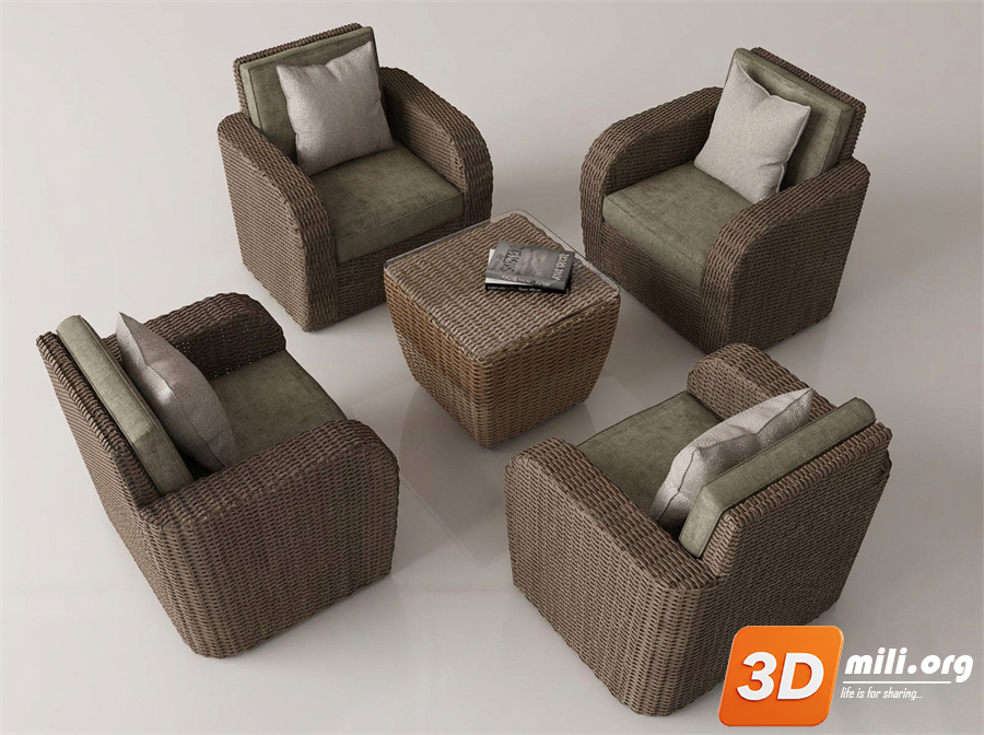 Outdoor Sofa Skp Files